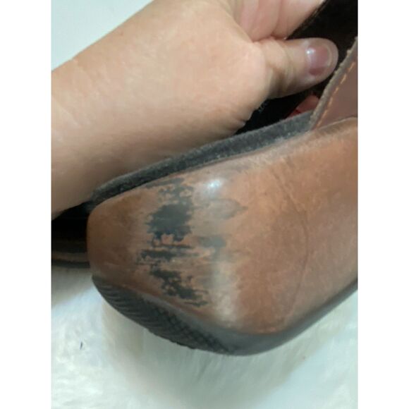 Dansko Brown Leather Women's Summer Sandal Size 5.5 Pre-Owned - Picture 12 of 13